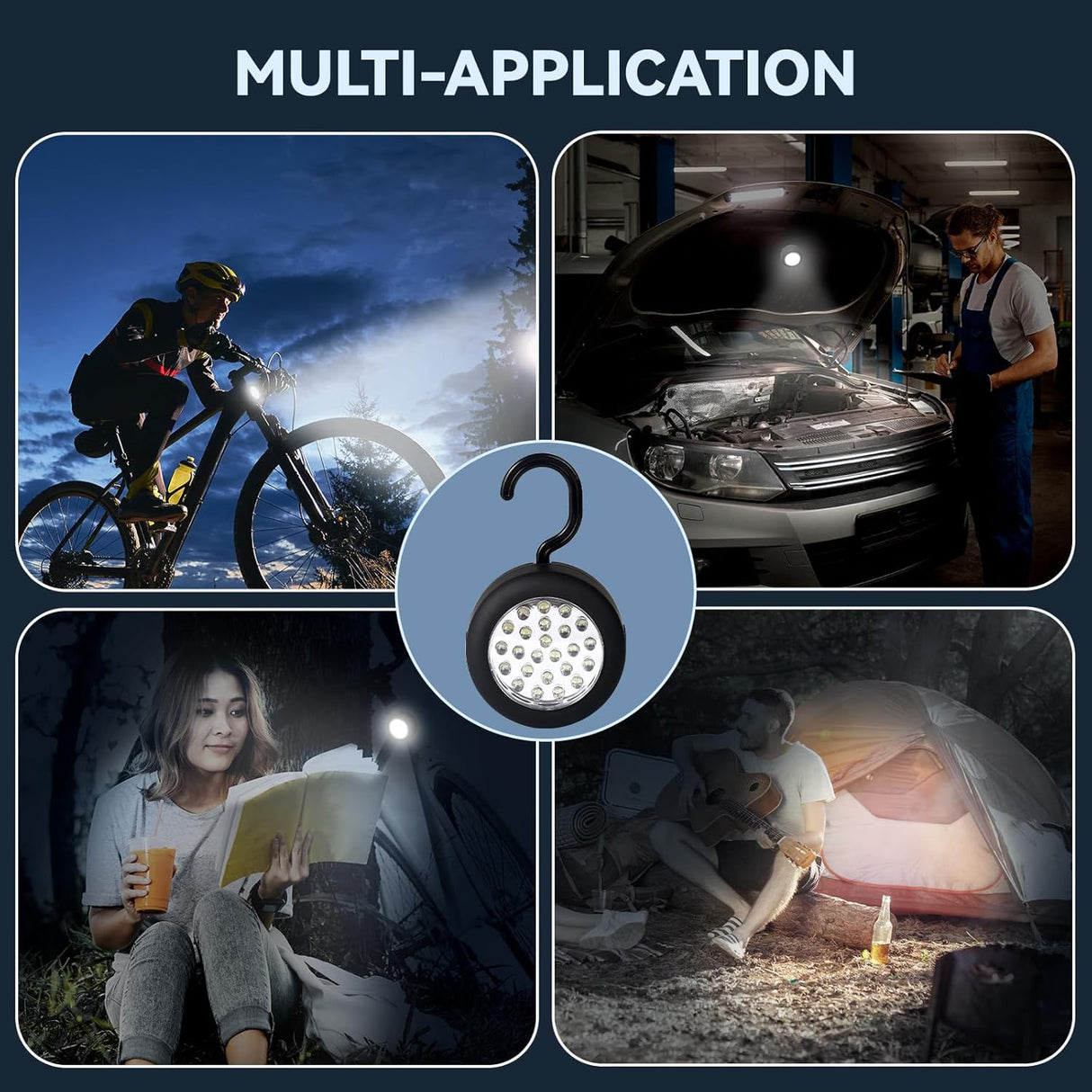 24 LED Magnetic Work Light / Puck Light