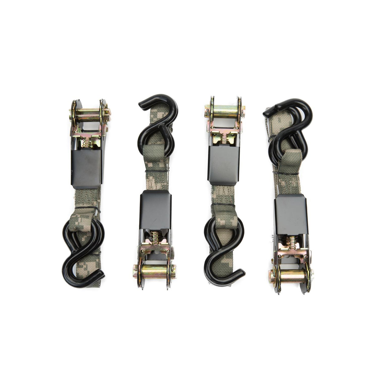 4 Pack Camo Ratchet Straps (PRO GRIP)