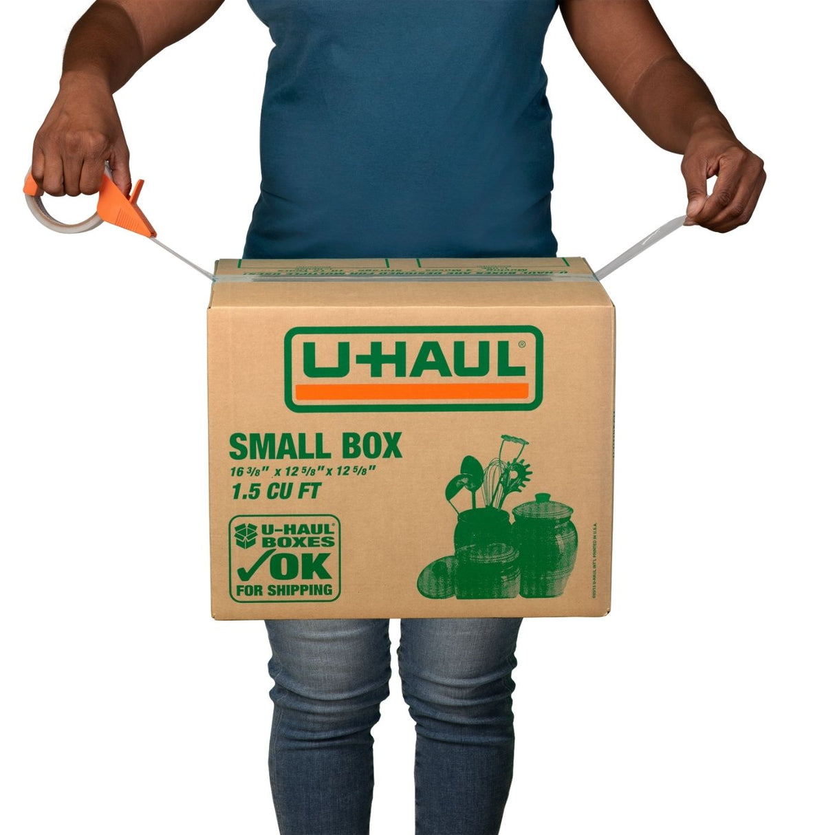 Packing Tape w/ Tape Dispenser (Two Pack)