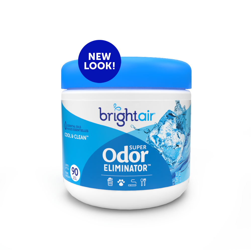 Bright Air® Industrial Air Freshener - Super Odor Eliminator (14oz/0.4qt) - Gel - 450 ft³