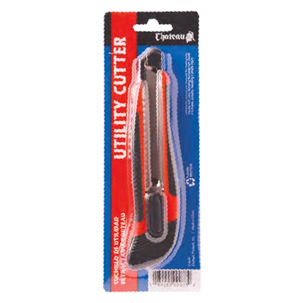 Retractable Utility Knife w/ Blades (1-Pack)