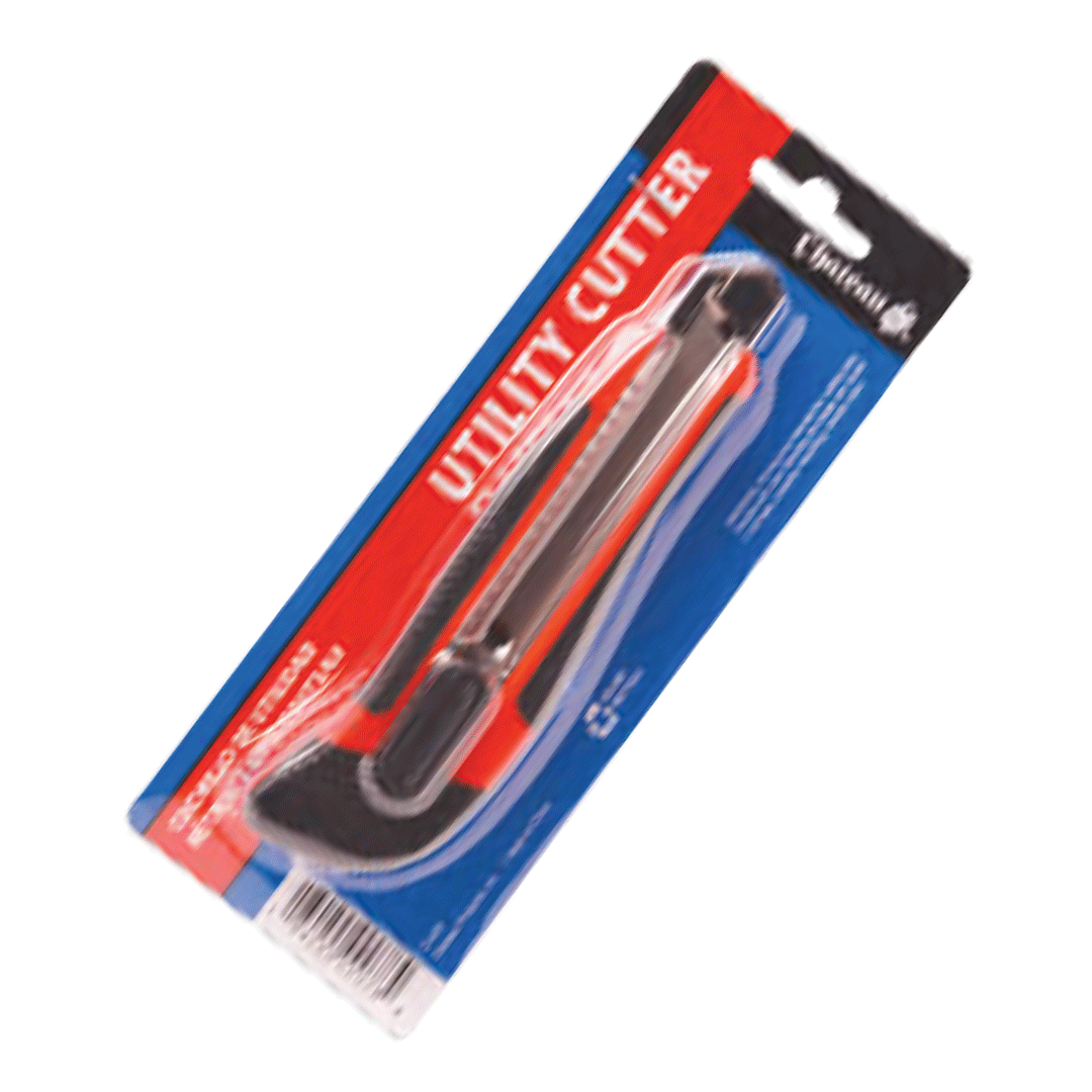 Retractable Utility Knife w/ Blades (1-Pack)
