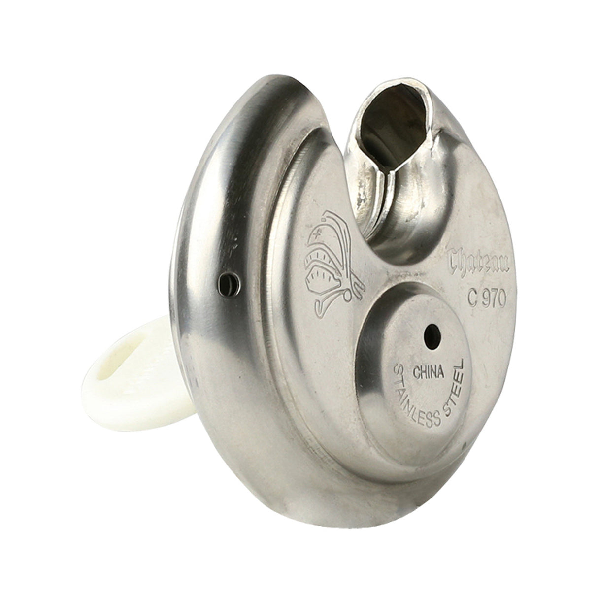Round Cylinder Disc Lock - 2¾" (70mm) Stainless Steel (Heavy Duty)
