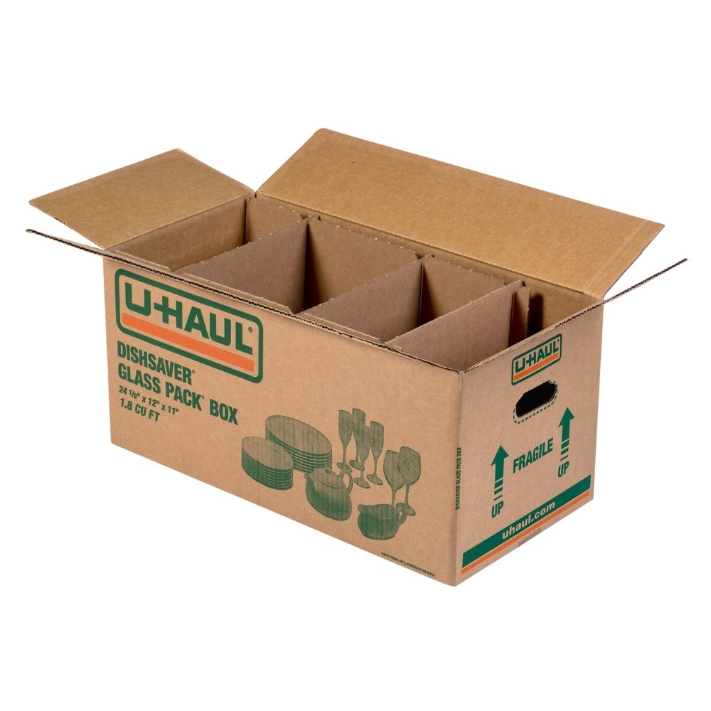 Dish Saver Packing Kit With Moving Box