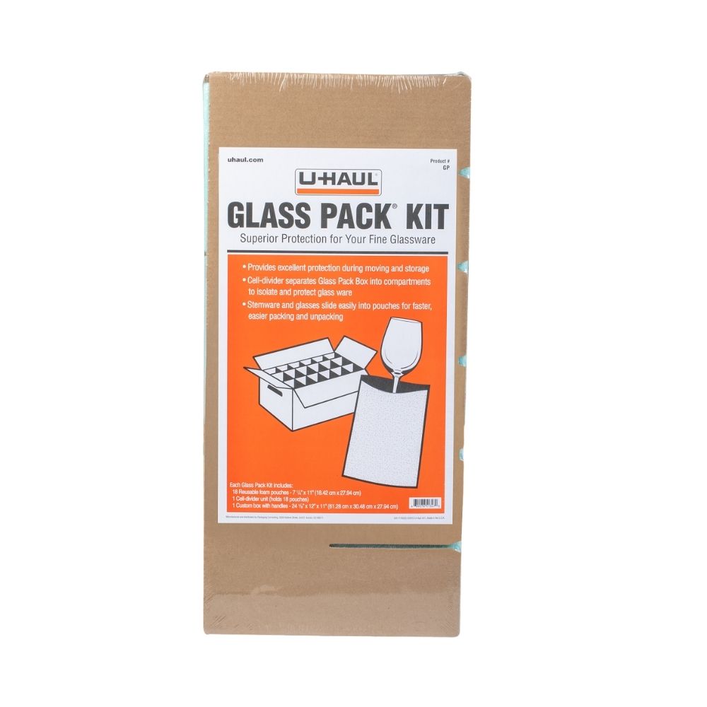 Glass Packing Kit With Moving Box