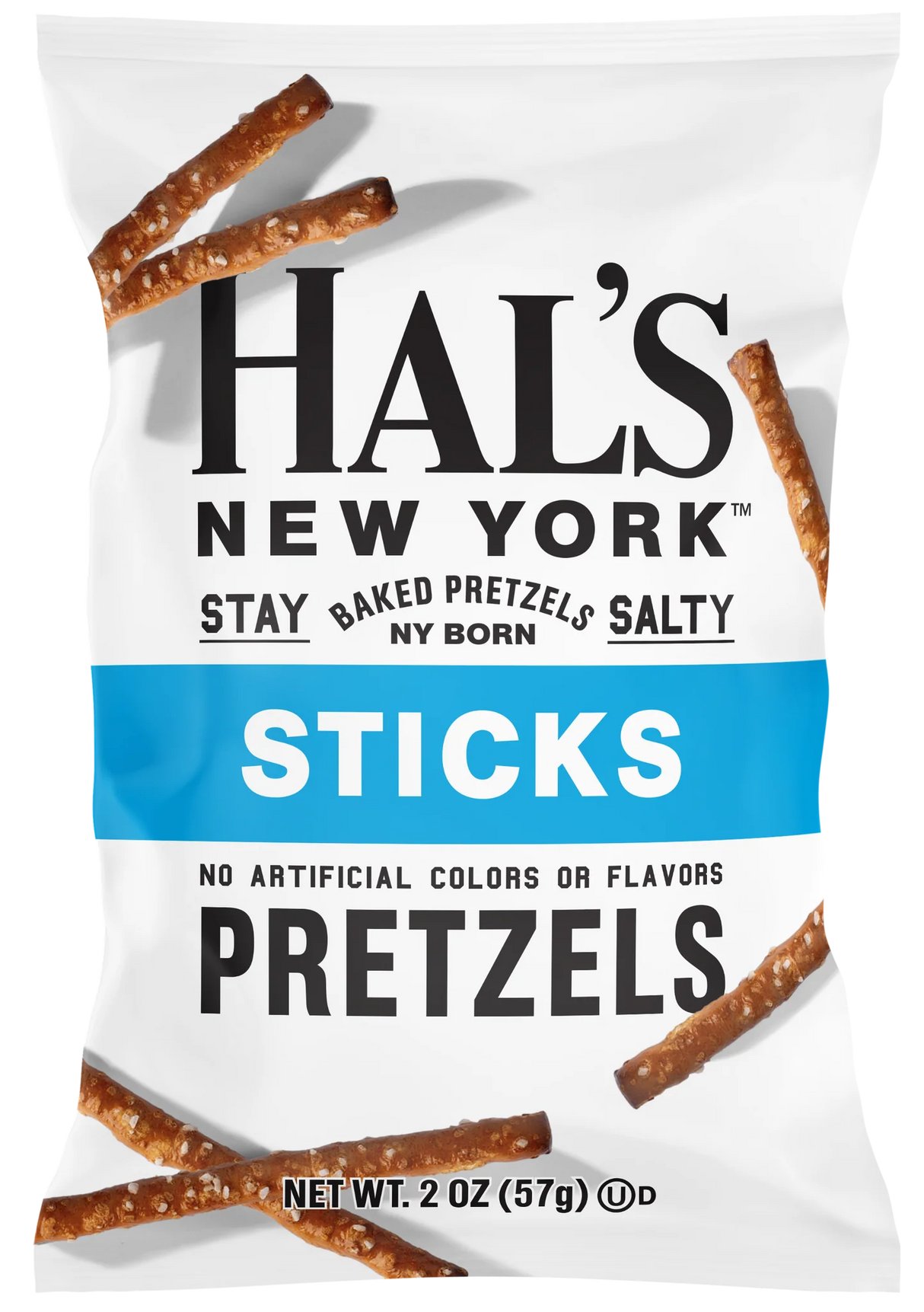 Hal's New York Baked Pretzel Sticks 2oz (Pack of 24)