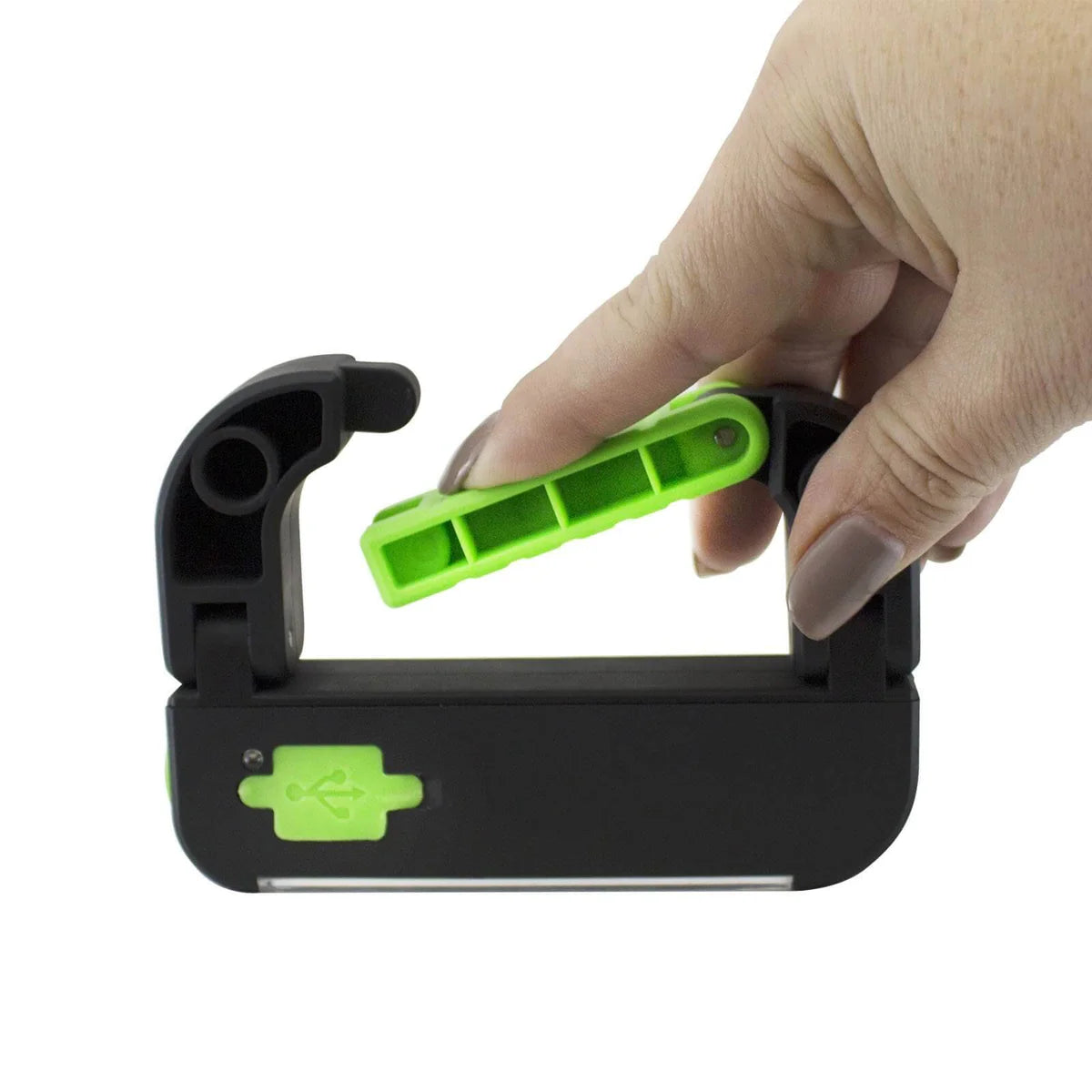 LitezAll® COB 350/160 Lumens LED Rechargeable Carabiner Light