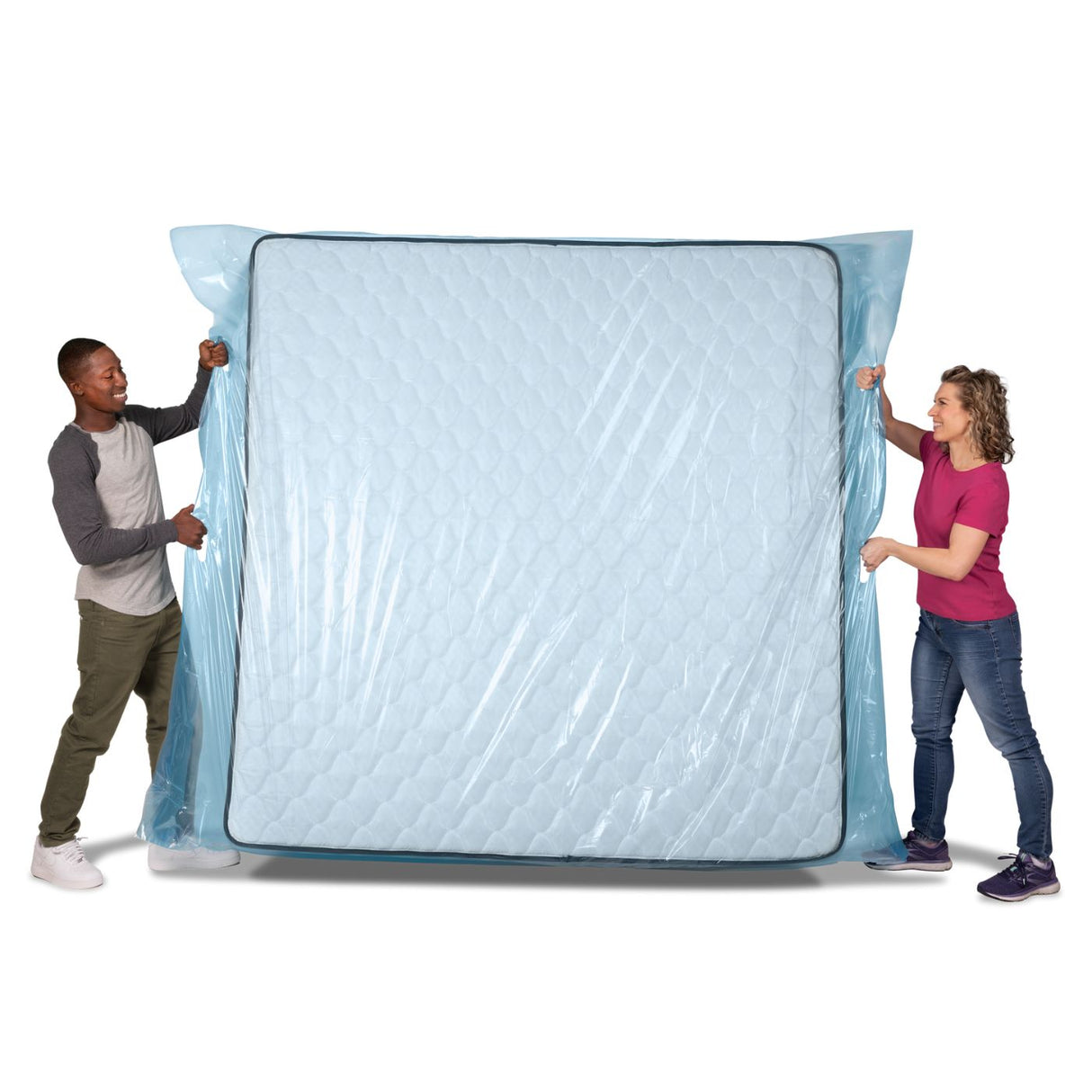 King Size Mattress Bag Set with Handles for Moving and Storage