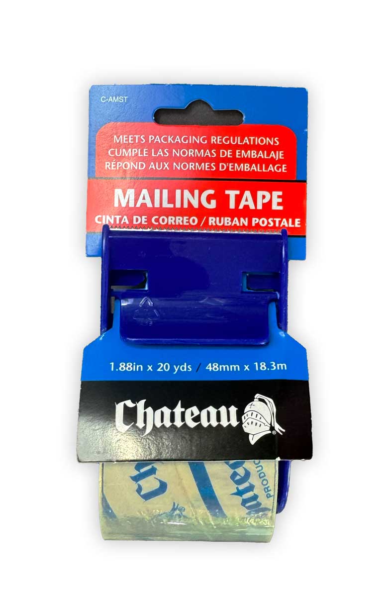 Clear Mailing Tape 2.6 mil 2"x720" (20 yards) w/ Cutter
