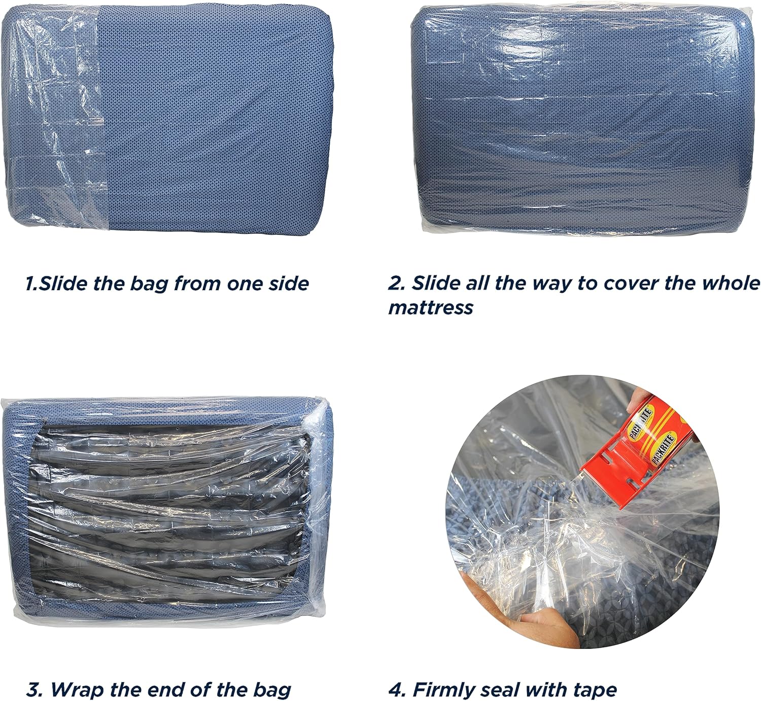 King/Queen Mattress Bag/Cover - 100"x78"x14" (1-Pack)