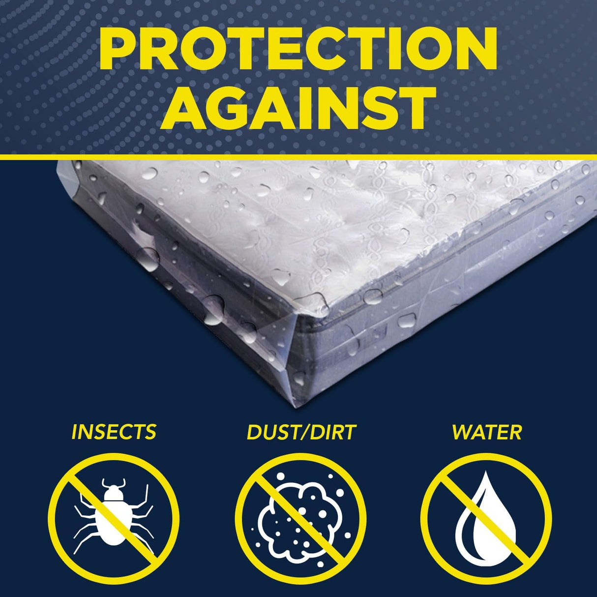 King/Queen Mattress Bag/Cover - 100"x78"x14" (1-Pack)