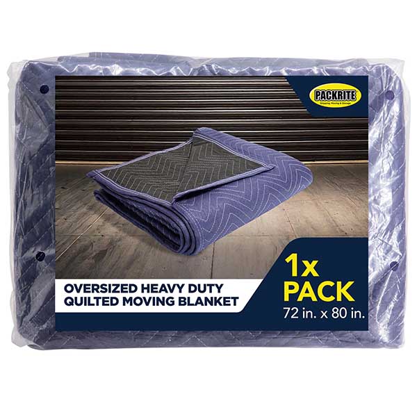 Deluxe Moving Blanket Pad (Quilted Blue) - 72"x80"