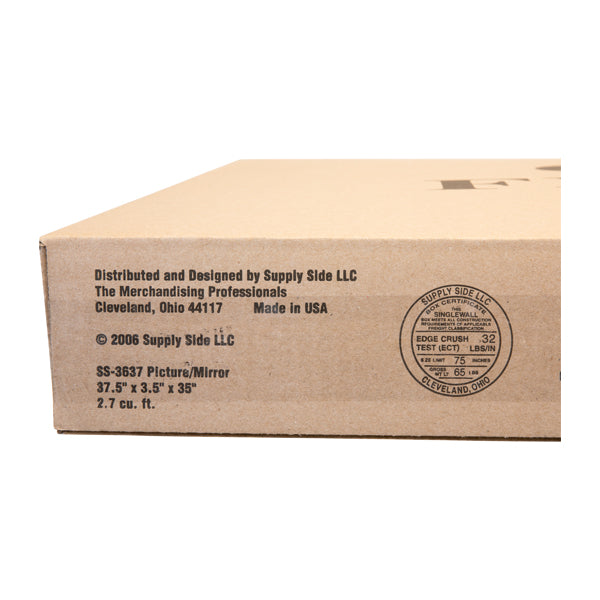 Picture Frame / TV / Mirror / Glass Moving Box - 37.5"x3.5"x27" (2pc/2-Pack)