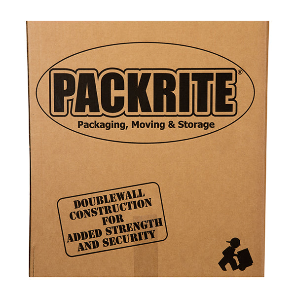 Dish Pack Moving Box 5.2cu ft. Double Wall - 18"x18"x28" (Fragile)