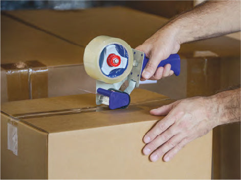 Pistol Grip Tape Dispenser w/ 2 Free Rolls of 2"x55 (yards)