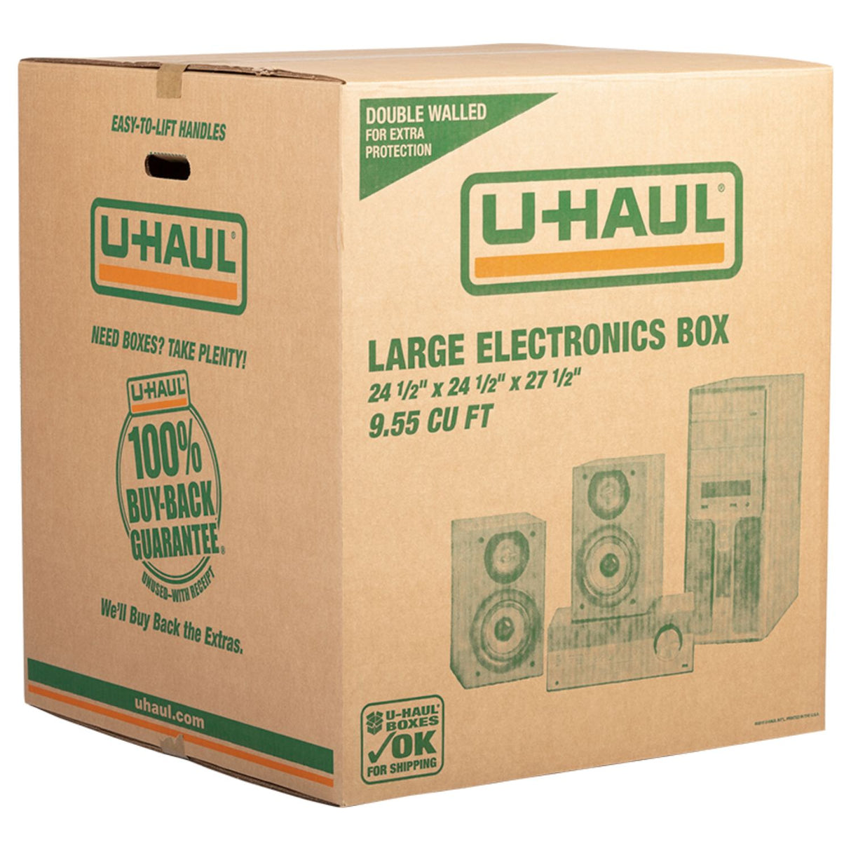 Double-Walled Large Electronics Moving Box