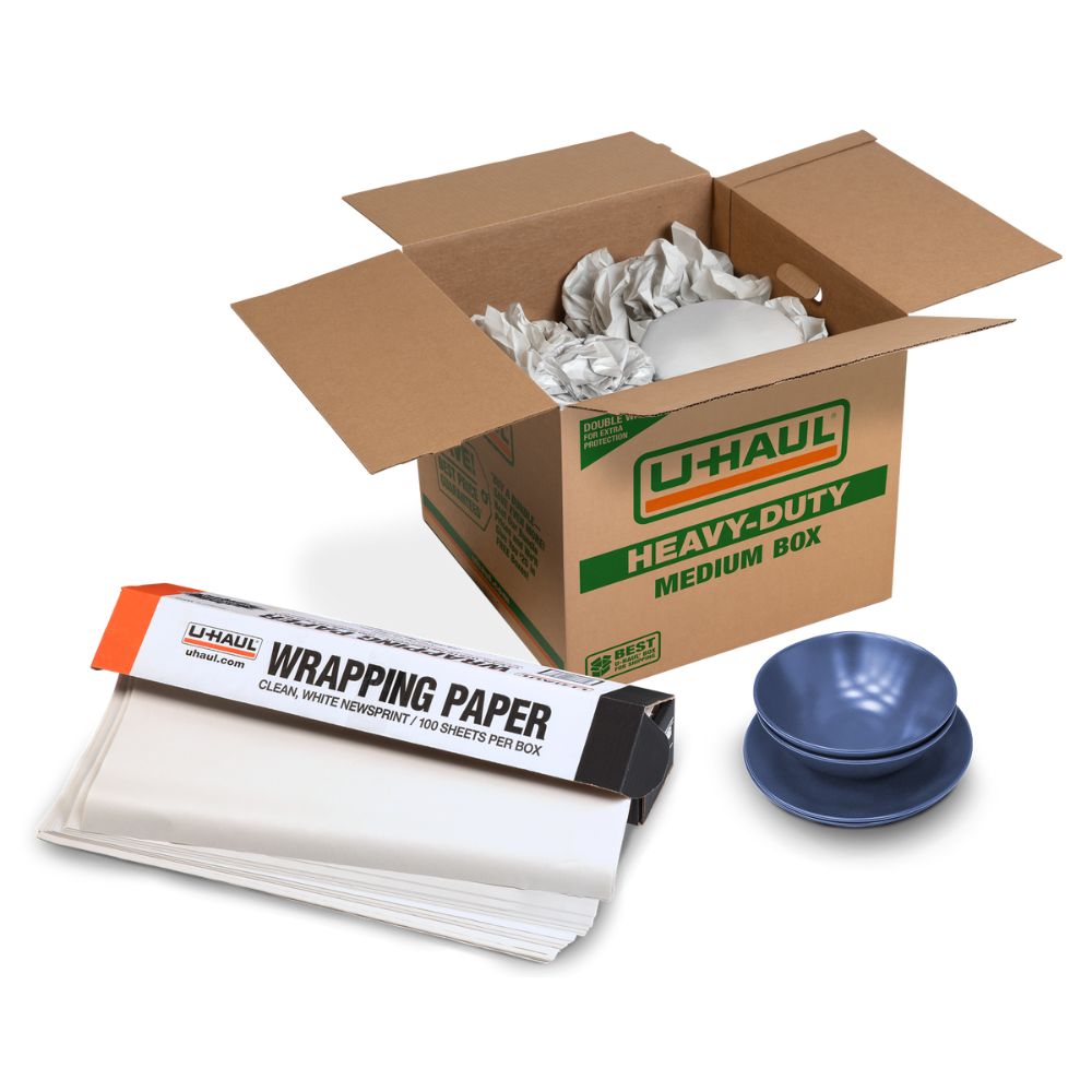 Packing Paper for Moving (100 Sheets) - 100% Recyclable Newsprint Paper - 24” x 30” Packing Sheets