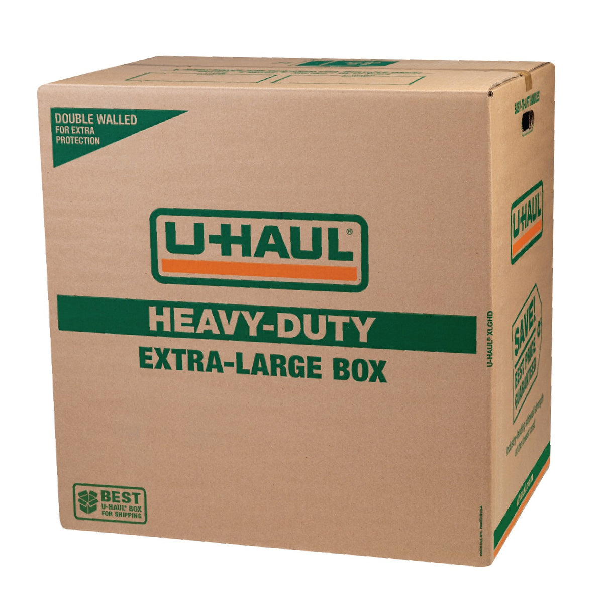 Extra-Large Heavy-Duty Double Wall Moving & Shipping Box - 24” x 18” x 24” (L x W x H)