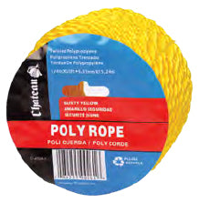 Tie-Down Polypropylene Rope (Yellow) 1/4"x50'