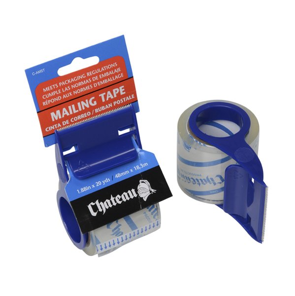 Clear Mailing Tape 2.6 mil 2"x720" (20 yards) w/ Cutter