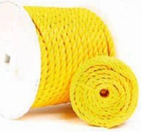 Tie-Down Polypropylene Rope (Yellow) 1/4"x50'