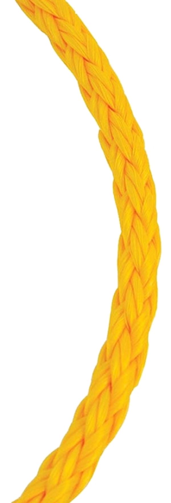 Tie-Down Polypropylene Rope (Yellow) 1/4"x50'