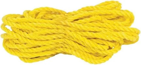 Tie-Down Polypropylene Rope (Yellow) 1/4"x50'