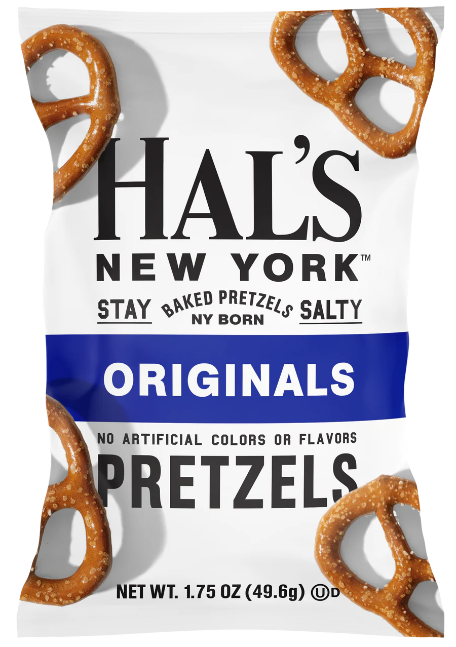 Hal's New York Baked Original Pretzels 2oz (Pack of 24)