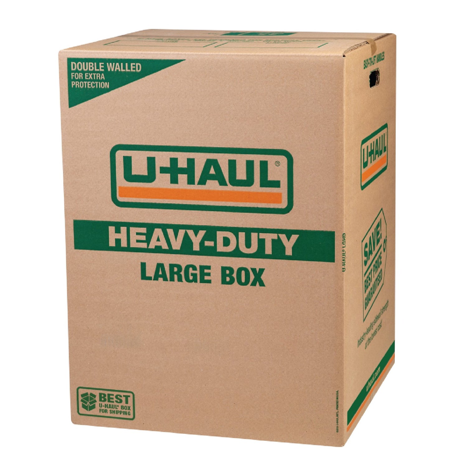 Large Heavy-Duty Double Wall Moving & Shipping Box - 18” x 18” x 24” (L x W x H)