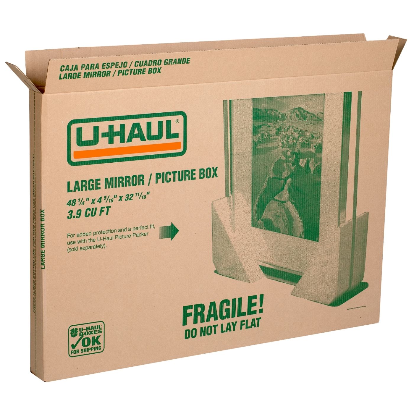 Large Mirror and Picture Moving Box