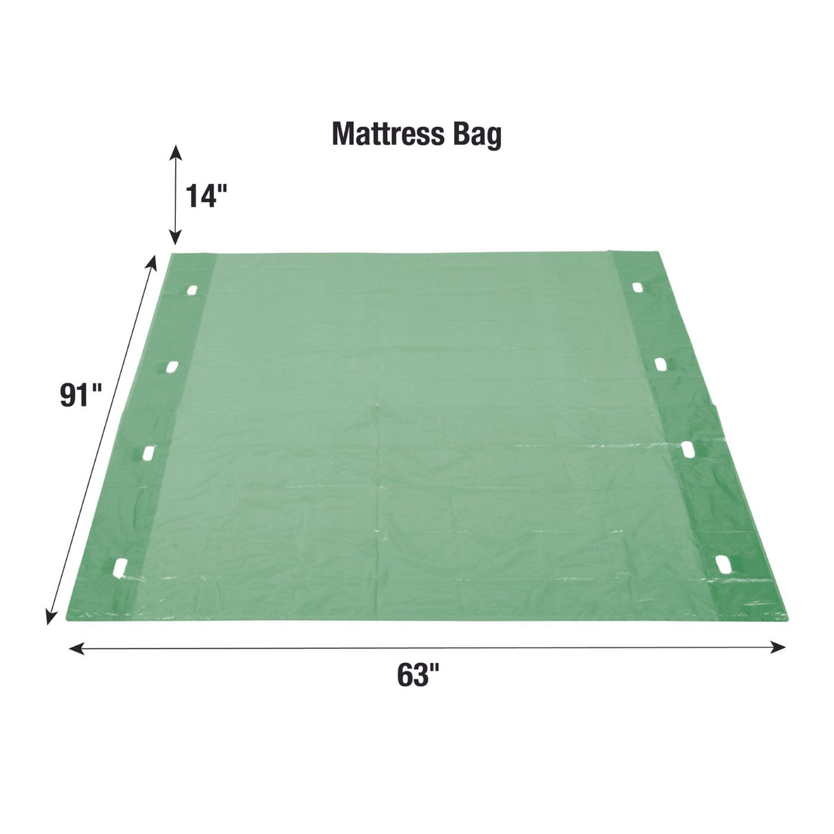Full Size Mattress Bag Set with Handles for Moving and Storage