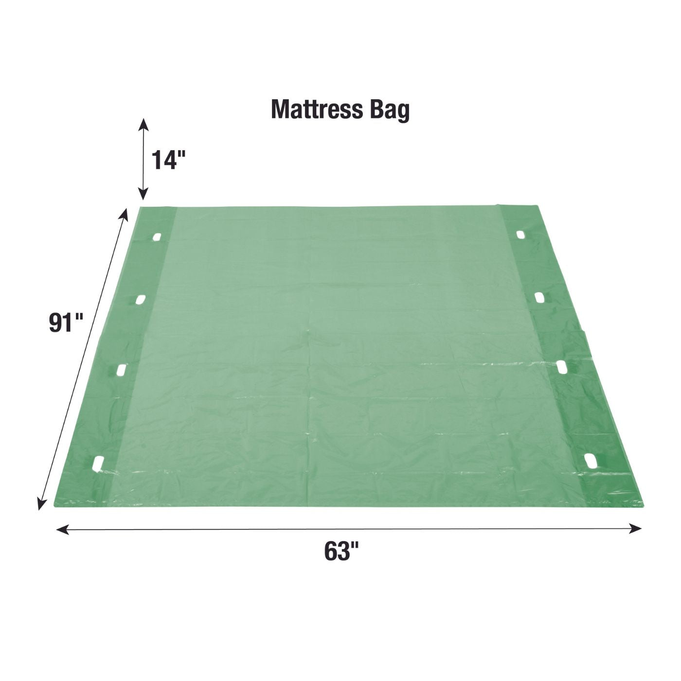 Full Size Mattress Bag Set with Handles for Moving and Storage