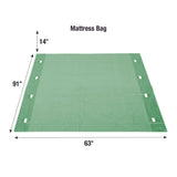 Full Size Mattress Bag Set with Handles for Moving and Storage