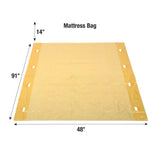 Twin Size Mattress Bag Set with Handles for Moving and Storage
