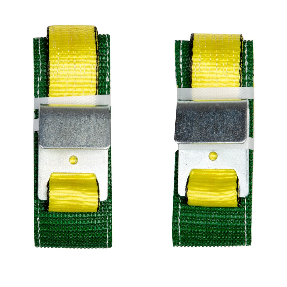 Oversized Tire Straps - For Use with U-Haul Tow Dolly or Auto Transport - Pack of 2 Straps