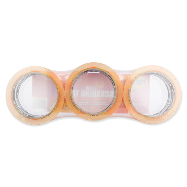 Crystal Clear Ultra-Thick 2.6 mil Packaging Tape 2"x60 (yards) (3 Pcs)