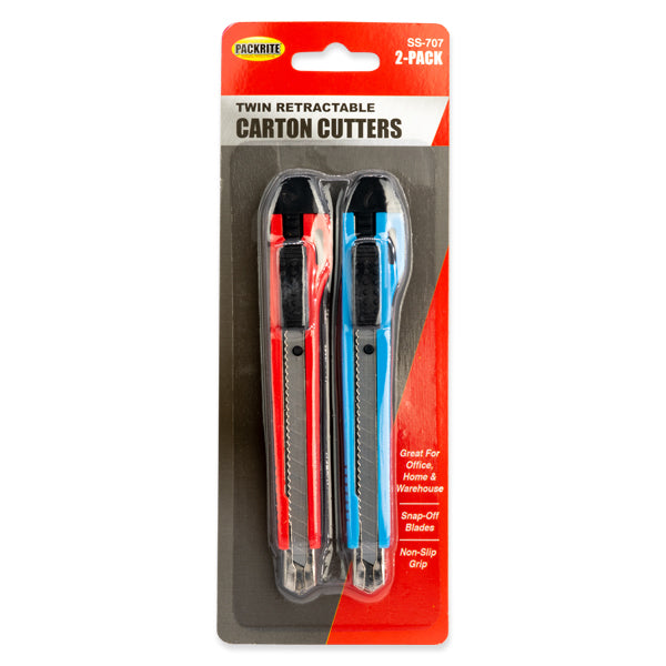Retractable Carton/Box Cutter-Knife (Twin Pack/2-Pack) – modSTORAGE | Shop