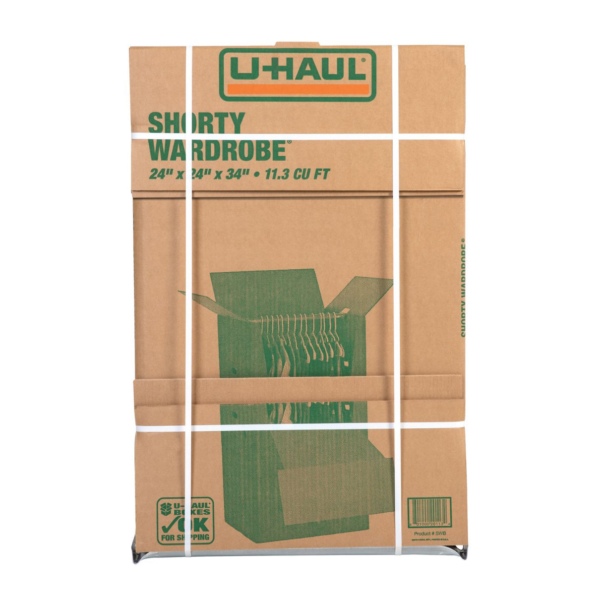 Double-Walled Shorty Wardrobe® Moving Box