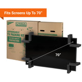 Heavy-Duty Expandable TV Moving Box - Large (32" - 70")