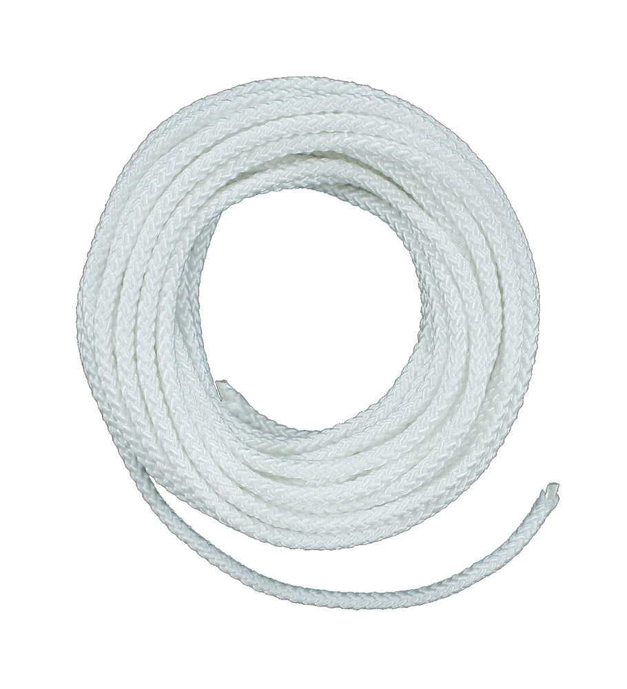 White Tie-Down Nylon/Polyester Rope - 3/16" x 50' (ft)