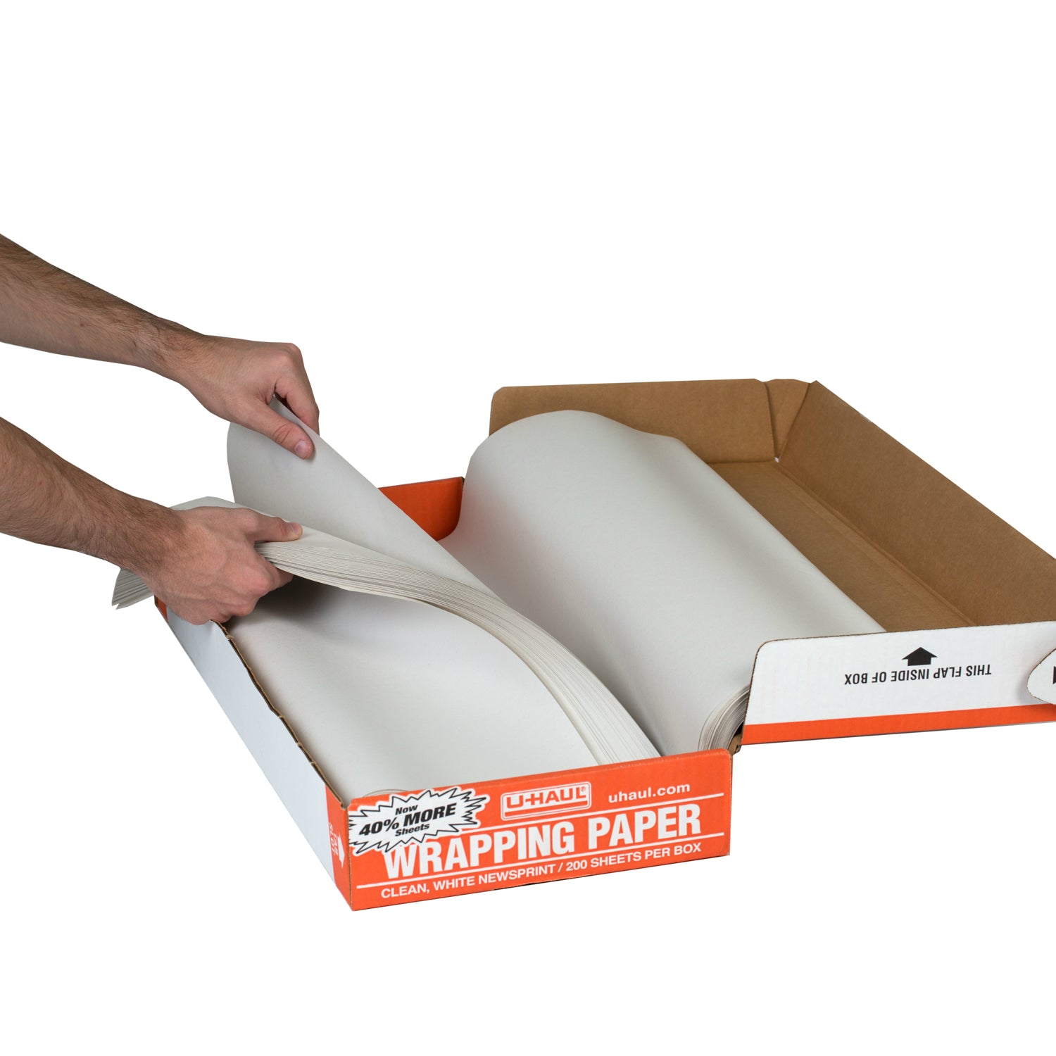 Packing Paper for Moving (200 Sheets) - 100% Recyclable Newsprint Paper - 24” x 30” Packing Sheets